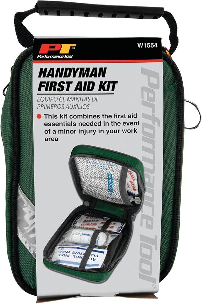 Performance Tool W1554 Handyman First Aid Kit