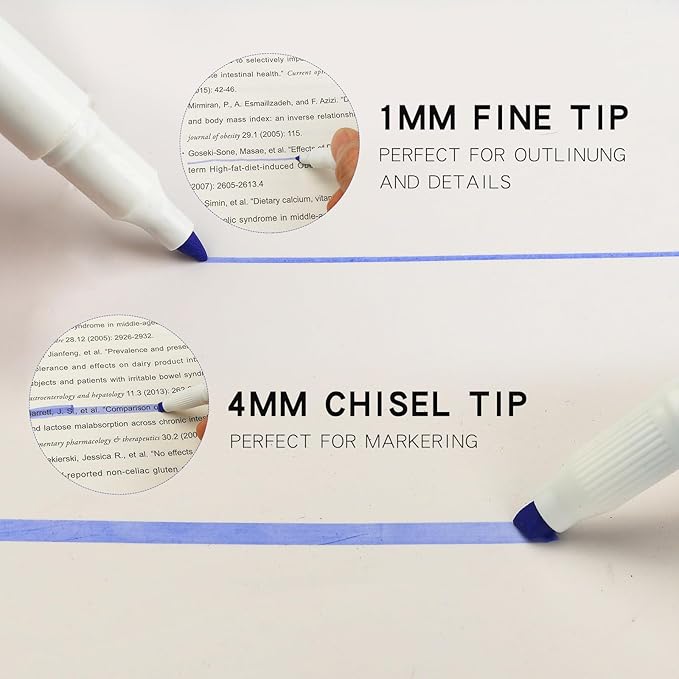 25Pcs Real Mild highlighters Assorted Colors Highlighters, Pastel Highlighter Markers Dual Tip Highlighter Markers Chisel and Fine Tips for Coloring, Underlining, Highlighting (25 colors)