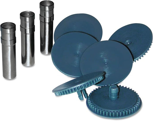 Swingline 74872 Replacement Punch Head for 160-Sheet High-Capacity Punch, 9/32 Diameter, Set of 3 Replacement Heads and 6 Discs