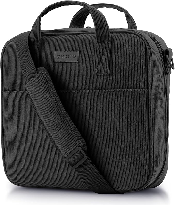 Sturdy 3-Ring Zipper Binder with Shoulder Strap for School – Beautiful 2-Inch Zip-Up Binder with Extra Pockets Holds 500 Sheets, Books & Laptop – Easy-to-Carry Trapper Keeper Made of Premium Fabric