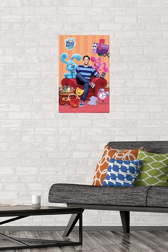 Nickelodeon Blue's Clues - Group Wall Poster, 22.4L" x 14.7W", Premium Unframed Version