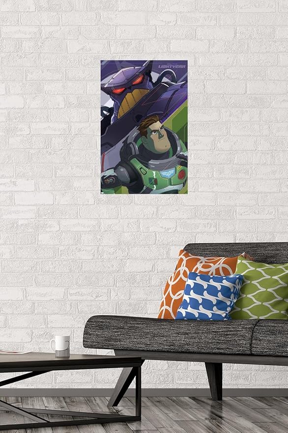 Trends International Disney Pixar Lightyear - Buzz and Zurg Wall Poster, 14.725" x 22.375", Premium Unframed Version
