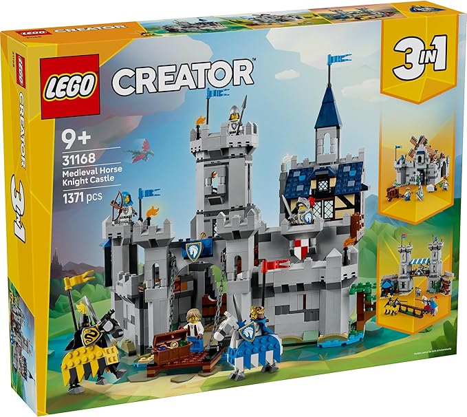 Lego Creator 31168 Medieval Knight Castle Toy Birthday Present Blocks Boys Girls Children 9 10 11 Years Old Elementary School Interior Stylish Figure Goods