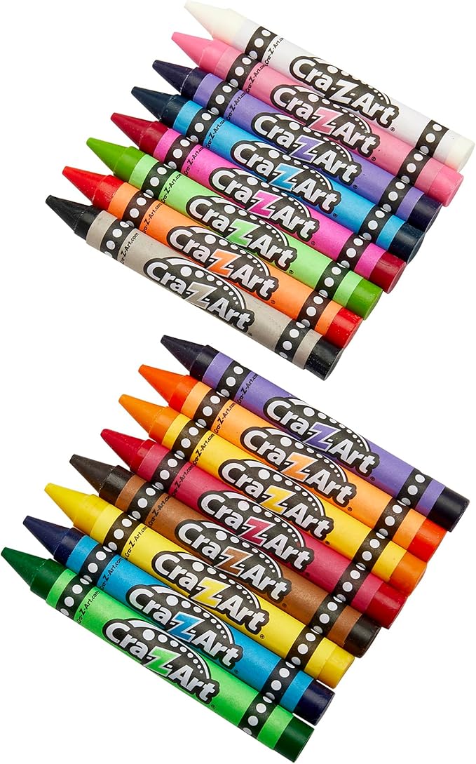 Cra-Z-Art 16ct Washable Jumbo Crayons, Easy Clean Up, Back To School Supply, Creative Fun for Children, Ages 3 and Up