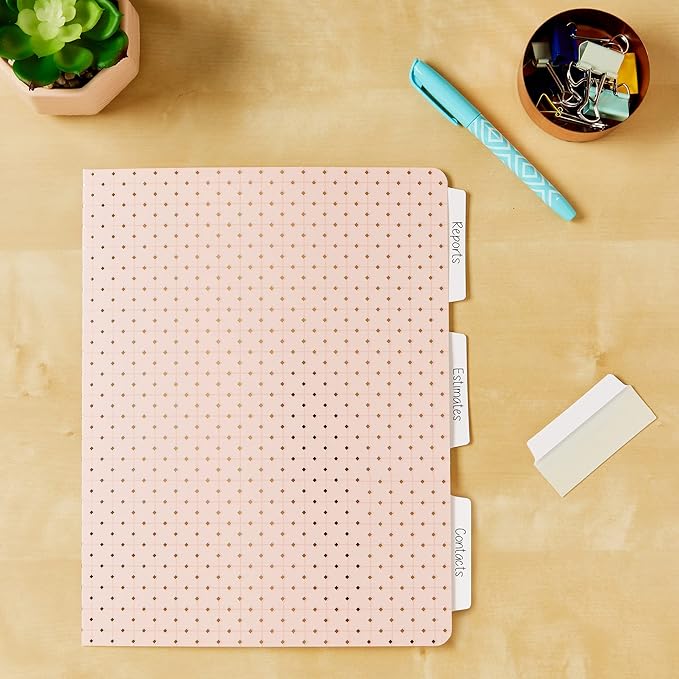 Avery Filing Ultra Tabs, 3" x 1.5", 2-Side Writable, White, 24 Repositionable File Tabs (74776)