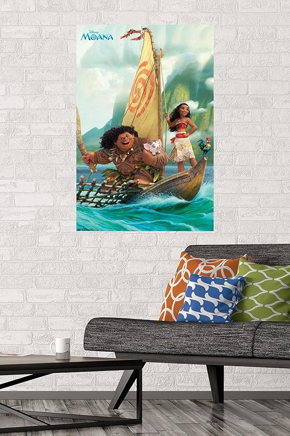 Trends International Moana-Group Premium Wall Poster, 22.375" x 34"