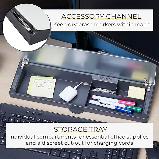 ECR4Kids MessageStor Keyboard Write and Store, Desk Organizer, Waves