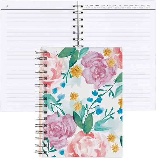 Erin Condren INSPIRED A5 Journal - Watercolor Blooms cover