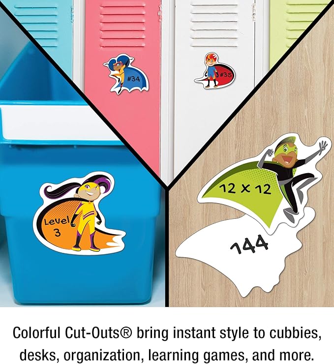 Super Power Super Kids Cut Outs