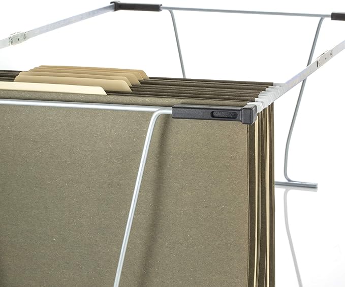 Officemate Universal Hanging File Frame,Letter and Legal Size,Rails 24 to 27,Steel,1 Set (91966),(Pack of 6)