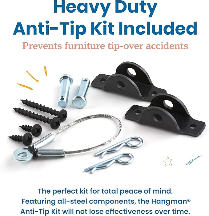 ECR4Kids Streamline 5-Compartment Storage Cabinet, 30in, Classroom Furniture, Grey Wash