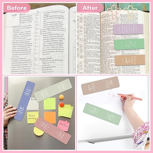Bible Study Supplies [41 PCS] for Women - Bible Journaling Kit with No Bleed Highlighters & Pens, Bible Tabs Set and Bible Verse Gifts for Scripture Study