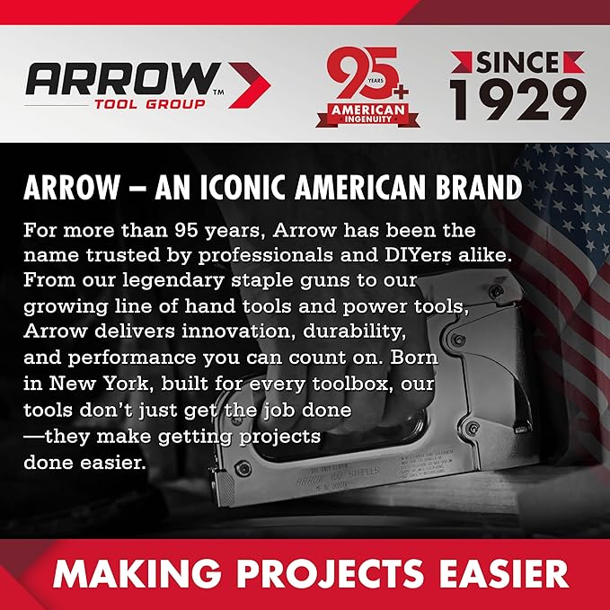 Arrow Metal Stapler, Full-Strip Stapler for Desk with 2520 Staples, 25 Sheet Capacity, Rear Staple Storage, Dual-Mode Anvil, Non-Slip Base, for Office, Classroom, and School