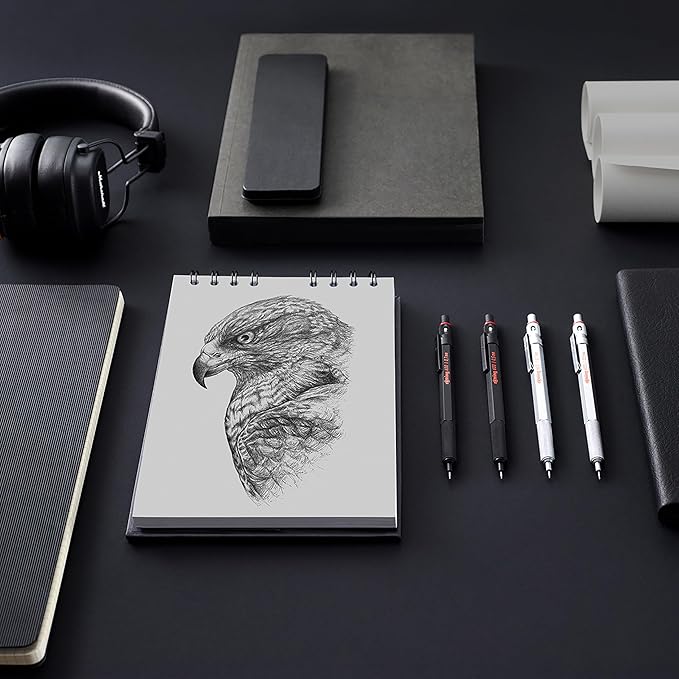 Rotring 600 Mechanical Pencil, 0.5 mm, Black - Perfect for Writing, Drafting, Engineering, Architecture Professionals