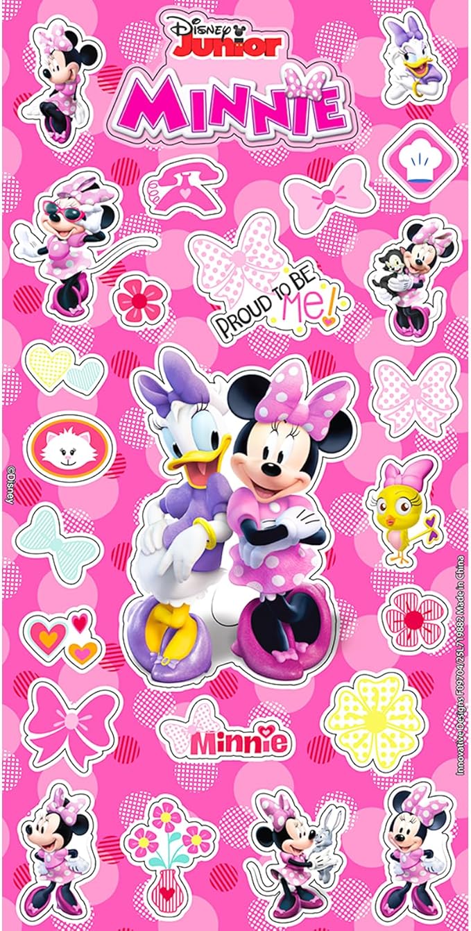 Disney Minnie Mouse Backpack with Lunch Box for Girls 5 Pc Bundle ~ Deluxe 16" Minnie Bag, Insulated Lunch Bag, Stickers, and More (Minnie Mouse School Supplies) (Minnie Mouse Blue)