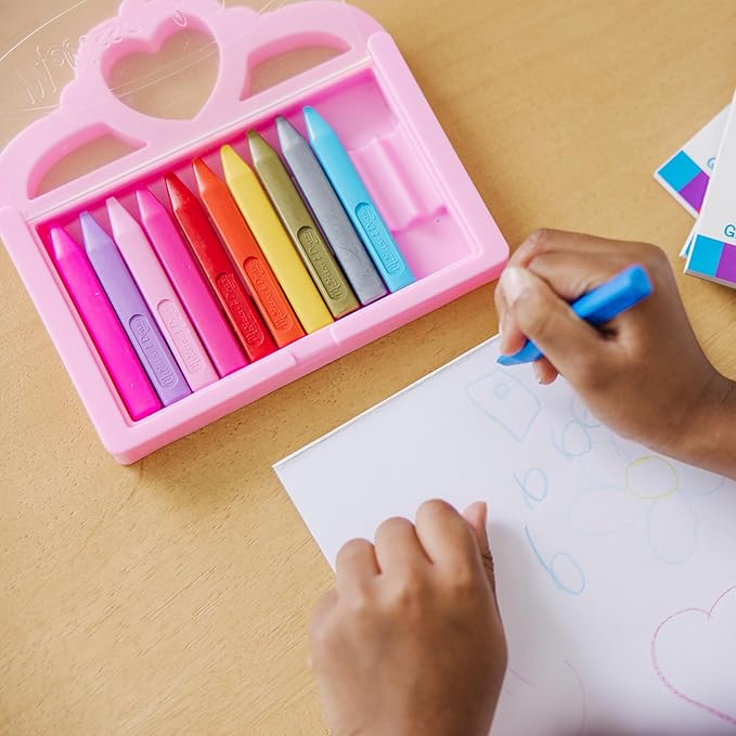 Melissa & Doug Princess Crayon Set - 12 Colors