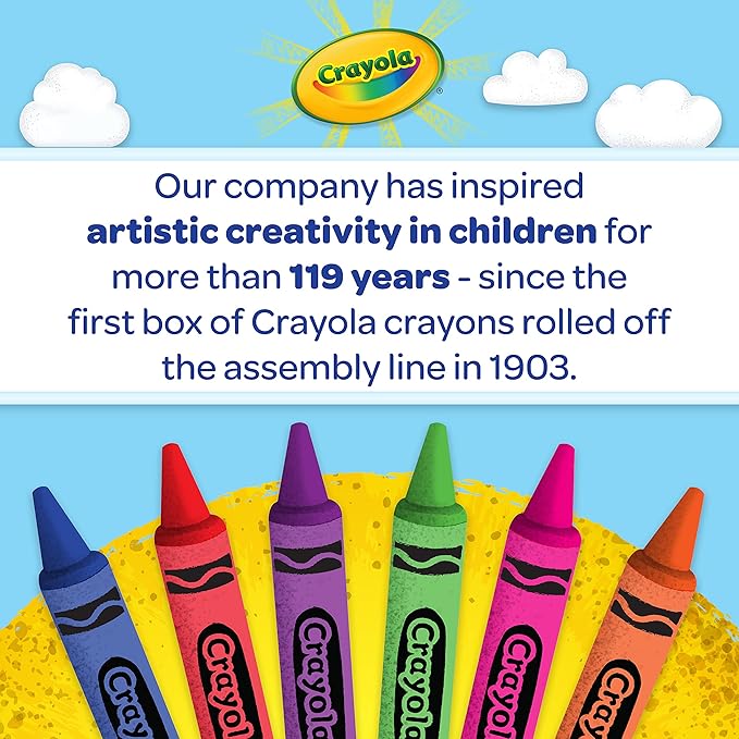 Crayola Crayon Classpack (800ct), Bulk Crayons for Kids, Bulk School Supplies, Large Crayon Box, Preschool Teacher Classroom Essentials, Ages 5, 6, 7