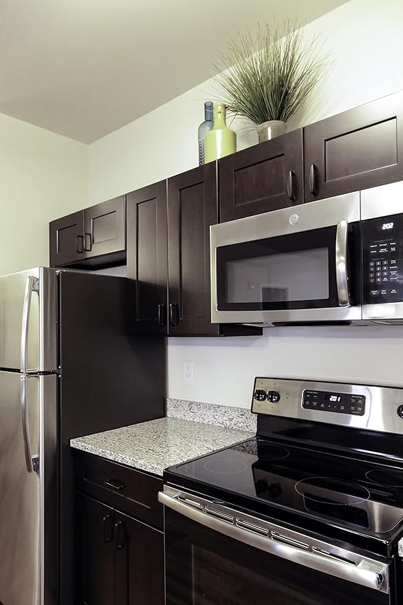Design House Brookings Shaker Fully Assembled Wall Kitchen Cabinet W3336, 33 W x 12 D x 36 H, Brown, Solid Wood, Design House, 569038