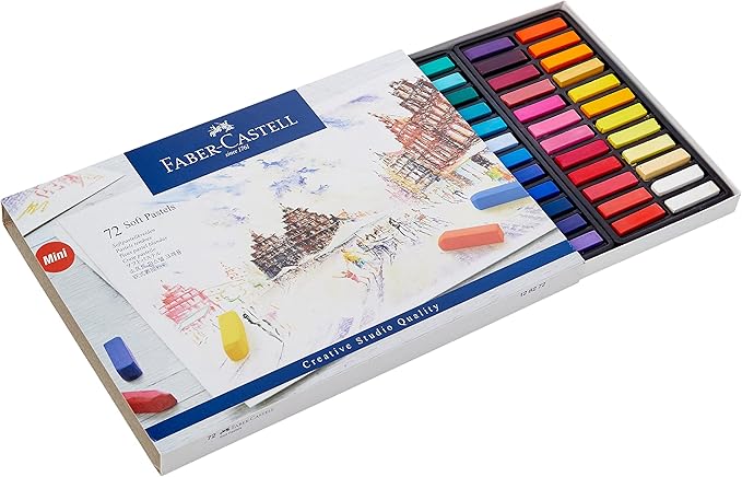 Faber-Castel FC128272 Creative Studio Soft Pastel Crayons (72 Pack), Assorted