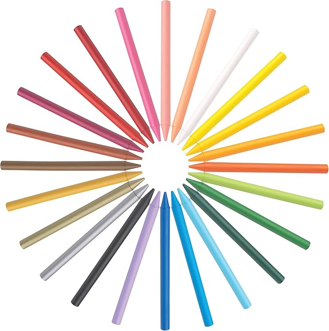 Bic Kids Plastidecor Crayons Colour Hard Long-lasting Sharpenable Vivid Assorted Ref 829770 [Pack of 12]