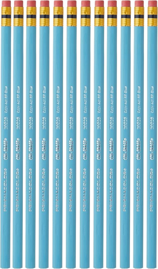 Prismacolor Col-Erase Erasable Colored Pencils, Non-Photo Blue, 12-Count - 20028