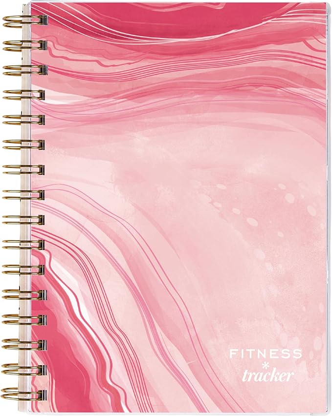 INSPIRED BY ERIN CONDREN A5 Fitness Tracker - Pink Waves cover