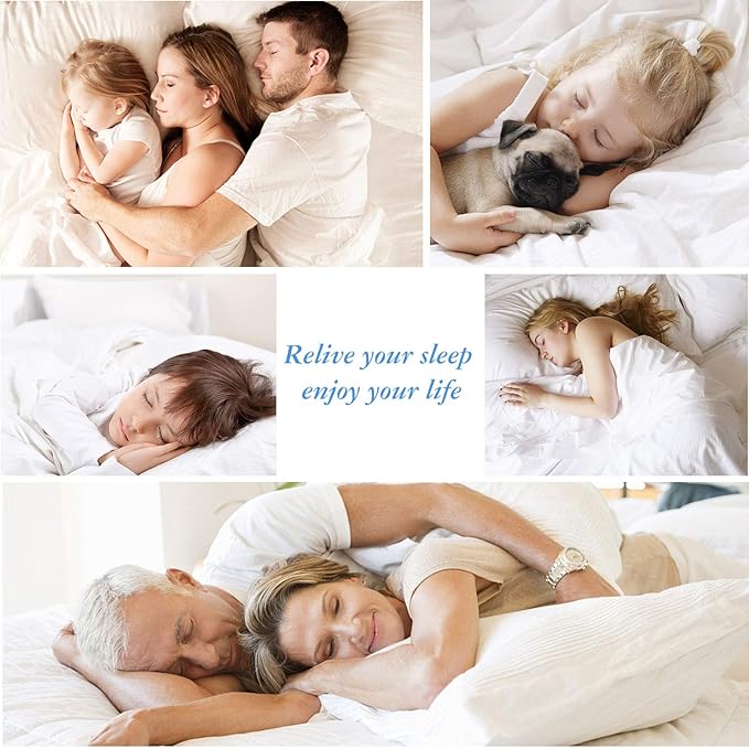 Twin XL Waterproof Mattress Protector for Dorms. Noiseless, Breathable, and Machine Washable Fitted Mattress Cover with Deep Pocket up to 5”-21”（White）