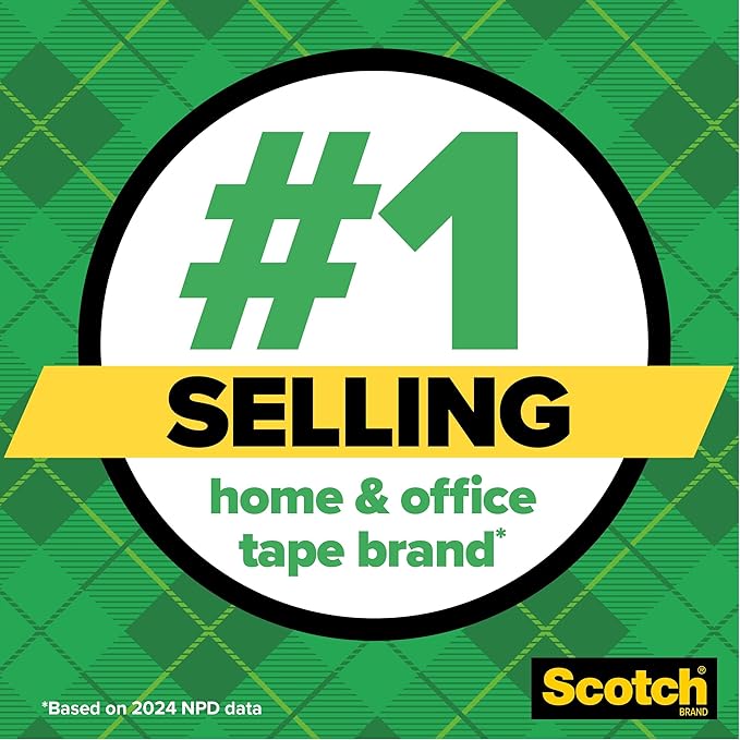 Scotch Magic Tape, Invisible, Home Office Supplies and Back to School Supplies for College and Classrooms, 2 Rolls