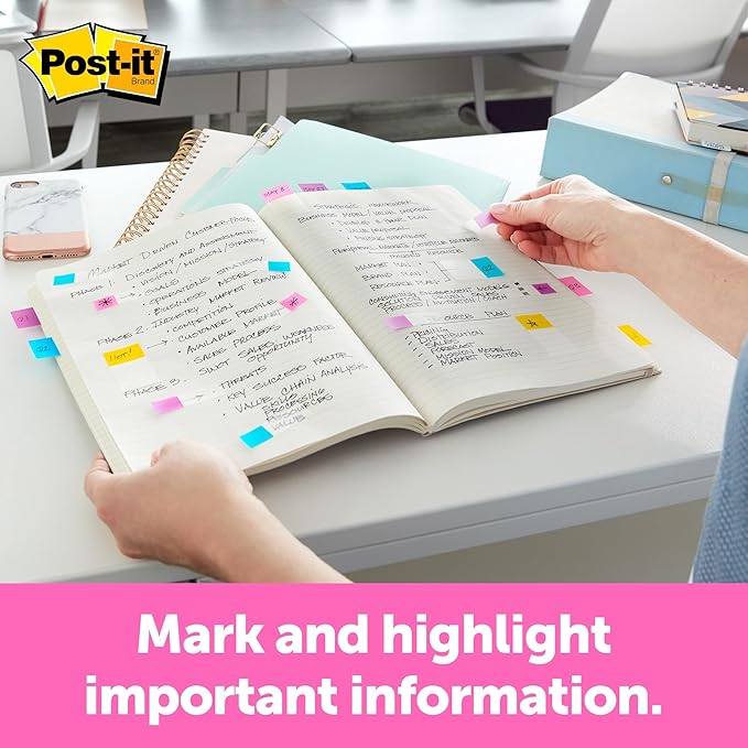 Post-it 684SHVA Message Flags Value-Pak, Sign Here, 240/PK, MI, 1 Count