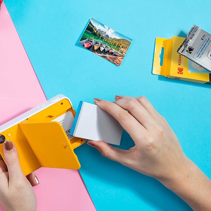 KODAK 2x3 Premium Sticky-Backed ZINK Photo Paper (100 Sheets) - Compatible With Kodak Step, Step Slim, Printomatic, Printomatic+, Smile+, Step Touch