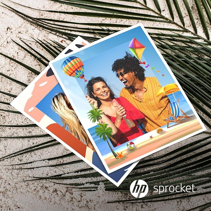 HP Sprocket 3.5 x 4.25” Zink Sticky-Backed Photo Paper (100 Pack) Compatible with HP Sprocket 3x4 Photobooth and Photo Printer