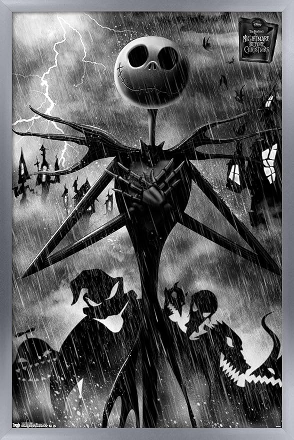 Trends International the Nightmare Before Christmas-Shadows Wall Poster, 24.25" X 35.75", Multicolor