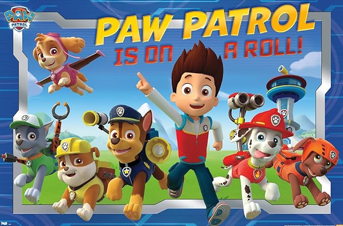 Nickelodeon Paw Patrol - Crew Wall Poster, 19L" x 13W", Premium Unframed Version
