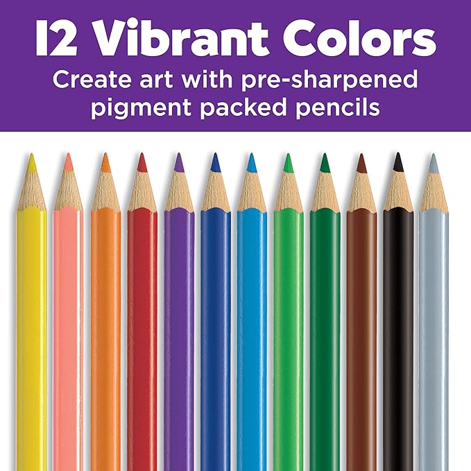 Faber-Castell World Colors Colored Pencil School Pack - Traditional & Skin Tone Colored Pencils - 300 Coloring Pencils and 12 Pencil Sharpeners