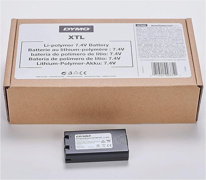 DYMO Rechargeable Battery for DYMO 500TS, WPnP, XTL 300, and Mobile Labeler Label Makers, (1814308), Black