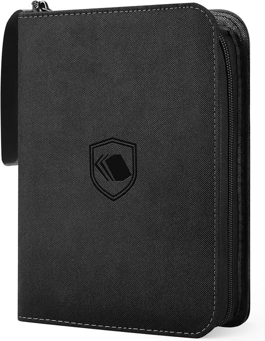 440 Pockets Trading Card Binder, PU Cover Zipper Card Collection Album, Sturdy Card Folder Holder for MTG, TCG, Game Cards, Sports Cards