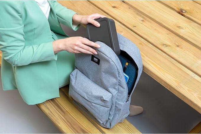 Brabantia Make & Take Medium Lunch Box (Dark Gray) BPA-Free, Airtight Snap Locks, Microwave & Freezer Safe, Travel Meal Prep Container