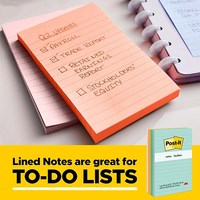 Post-it Notes, 3 in x 3 in., 18 Sticky Notes Pads, 100 Sheets per Pad, Poptimistic Collection, School Supplies and Oﬃce Products, The Original Post-it Note