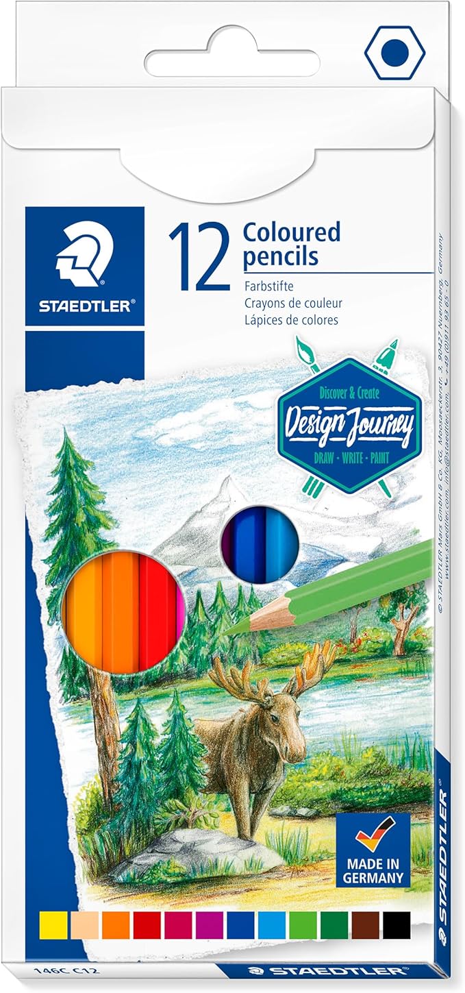 Staedtler Colored Pencils, Premium Art Set, 12 Assorted Colors, 146C C12