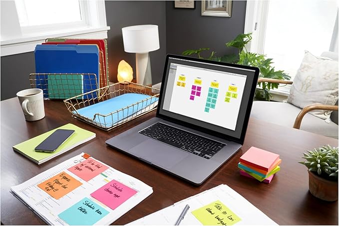 Post-it Mini Notes, 1 3/8 in. x 1 7/8 in., 24 Sticky Notes Pads, 100 Sheets per Pad, Poptimistic Collection, New Year Organization or Second Semester School Supplies