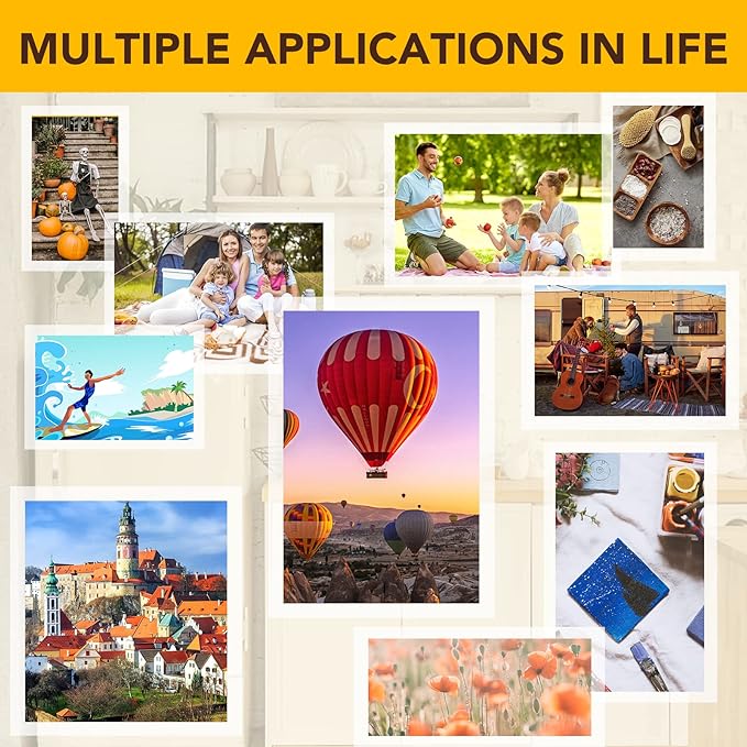 180 PCS Self-Adhesive Laminating Sheets, 9 x 12 Inches Self Adhesive Contact Paper, No Heat No Machine Needed Self Sealing Laminate Sheets