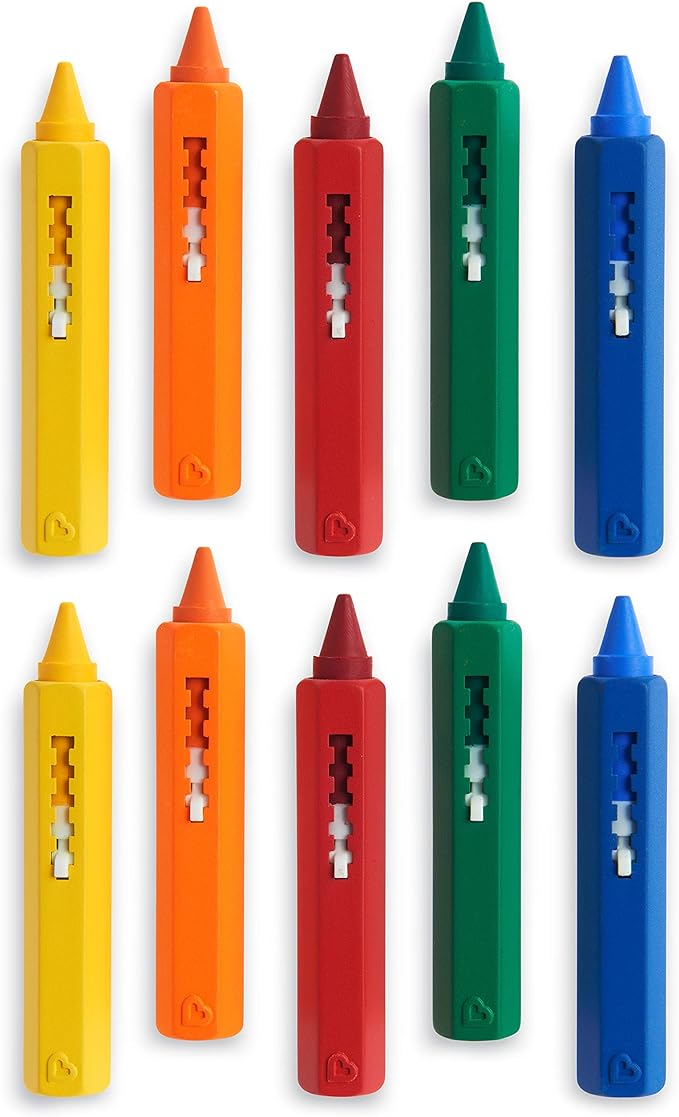 Munchkin Draw Bath Crayons Toddler Bath Toys,Non-Toxic and Washable,Fun Gift for Kids 36 Months and Up,(Pack of 120)