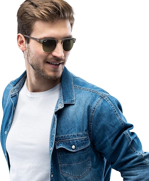Ray-Ban RB3016 Clubmaster Square Sunglasses