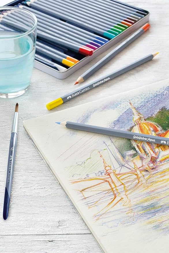 Faber-Castell Creative Studio Goldfaber Watercolor Pencils (24 Count)