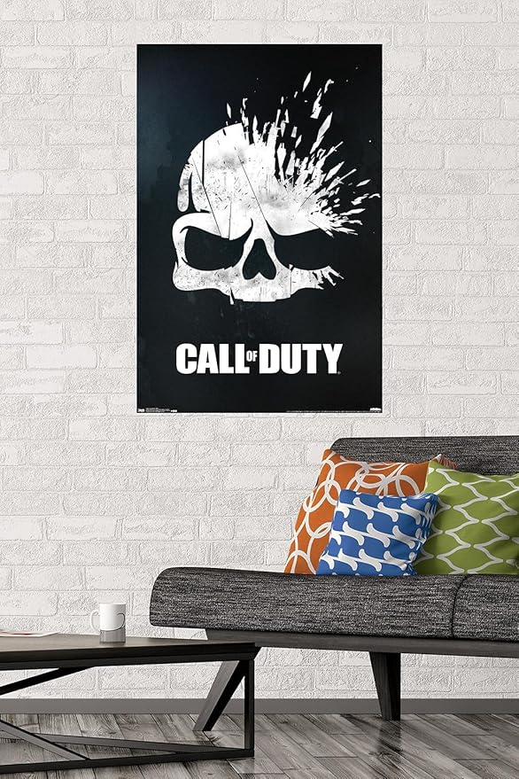 Trends International Call of Duty - Skull Wall Poster, 22.375" x 34", Premium Unframed Version
