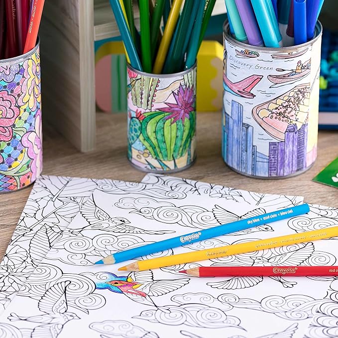 CRAYOLA Colouring Pencils - Assorted Colours (Pack of 12) | A Must-Have for All Kids Arts & Crafts Sets | Ideal for Kids Aged 3+
