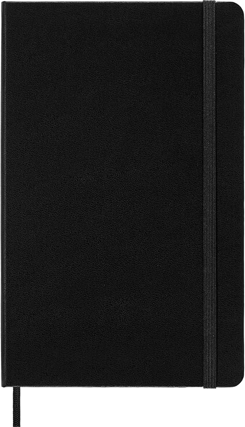 Moleskine Art Collection Sketching Kit - Sketchbook Large + Drawing Pencils Set, Large, Plain, Black, Hard Cover (5 x 8.25) 104 Pages