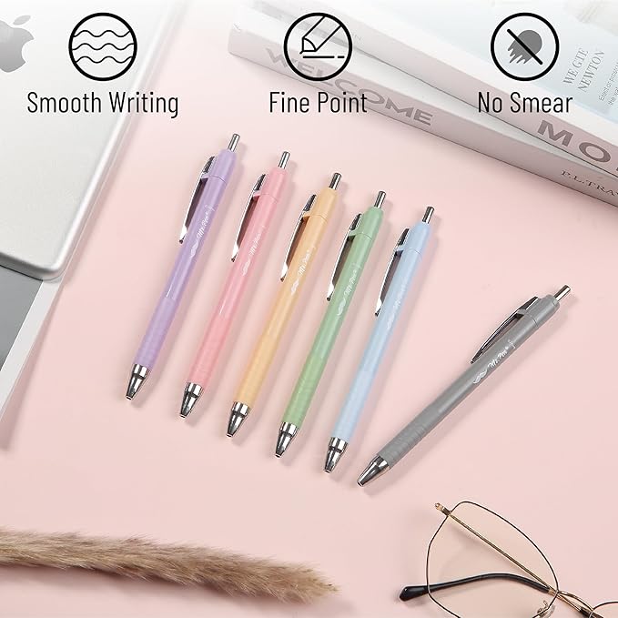 Mr. Pen- Aesthetic Highlighters and Pens, 12 Pack, Assorted Colors Bible Highlighters, Colorful Ink Bible Pens