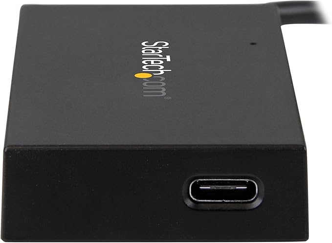 StarTech.com USB C Hub - 4 Port USB-C to USB-A (3X) and USB-C (1x) - with Power Adapter - USB Type C Hub - Port Expander (HB30C3A1CFS)