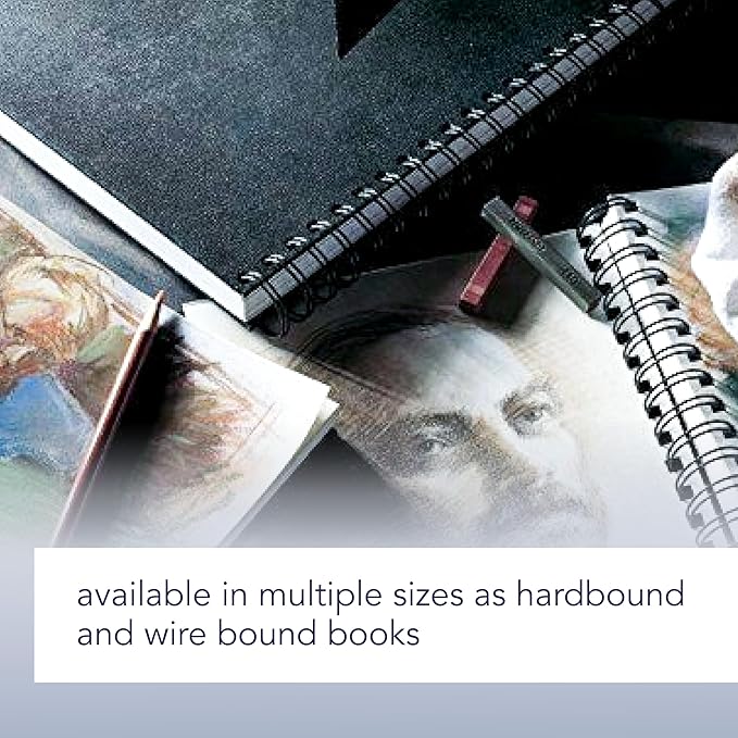 Canson Artist Series Sketchbook, Hardbound Journal, 4x6 inches, 216 Pages (65lb/96g) - Artist Paper for Adults and Students - Graphite, Charcoal, Pencil, Colored Pencil